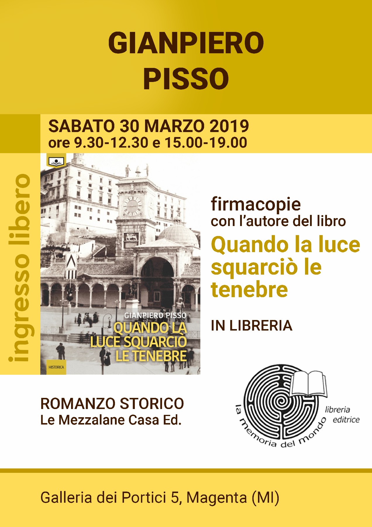 Firmacopie con Gianpiero Pisso